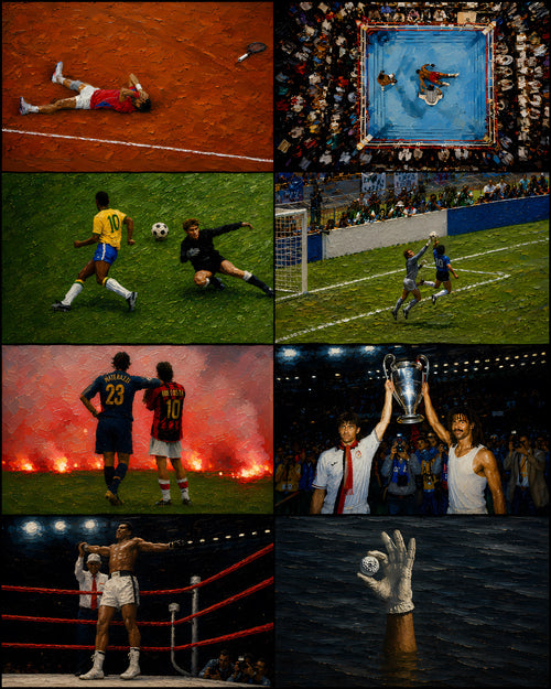 Legends of Sport — 8-Piece Wallpaper Collection