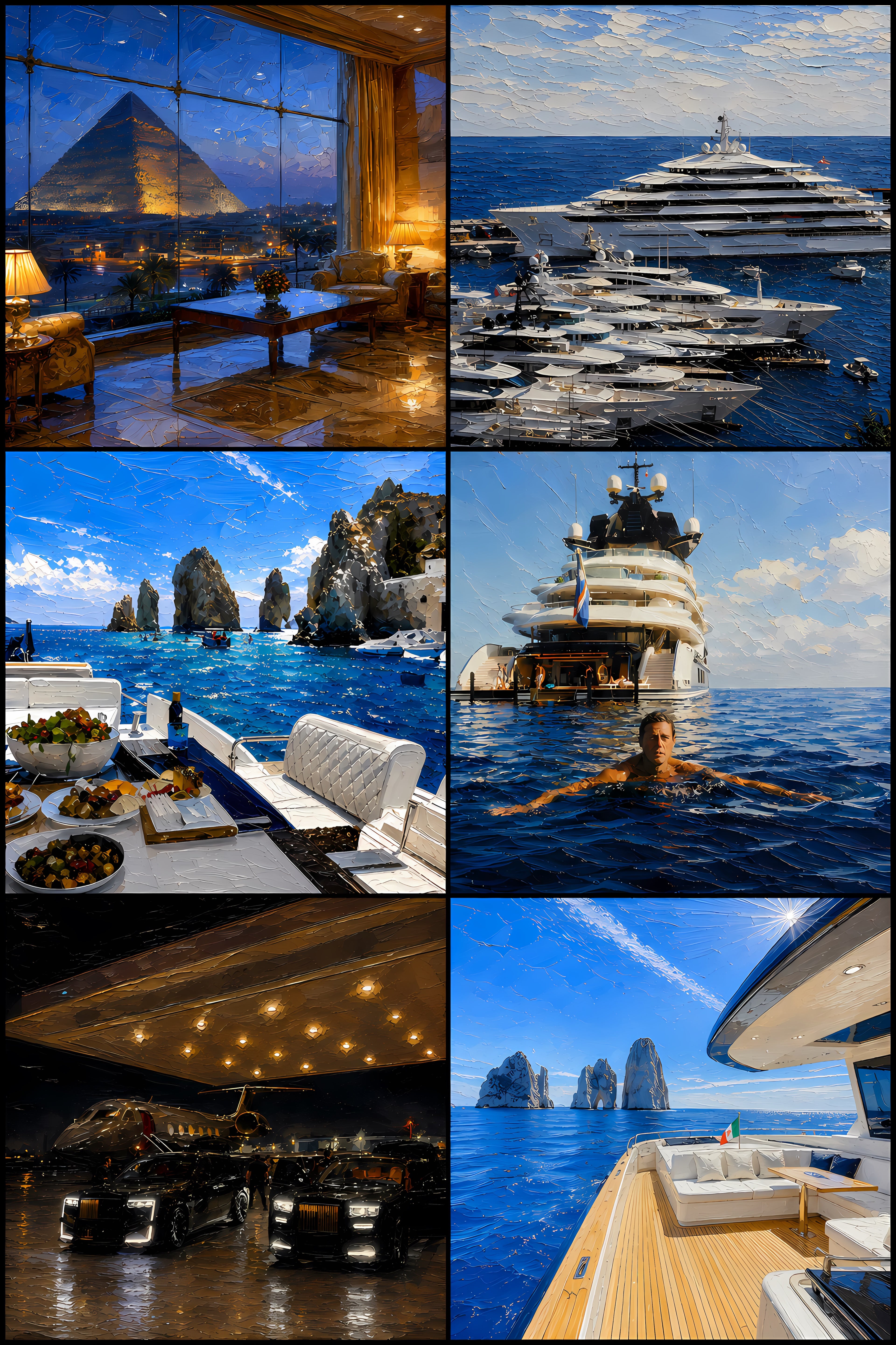 Mediterranean Escape — 6-Piece Wallpaper Collection