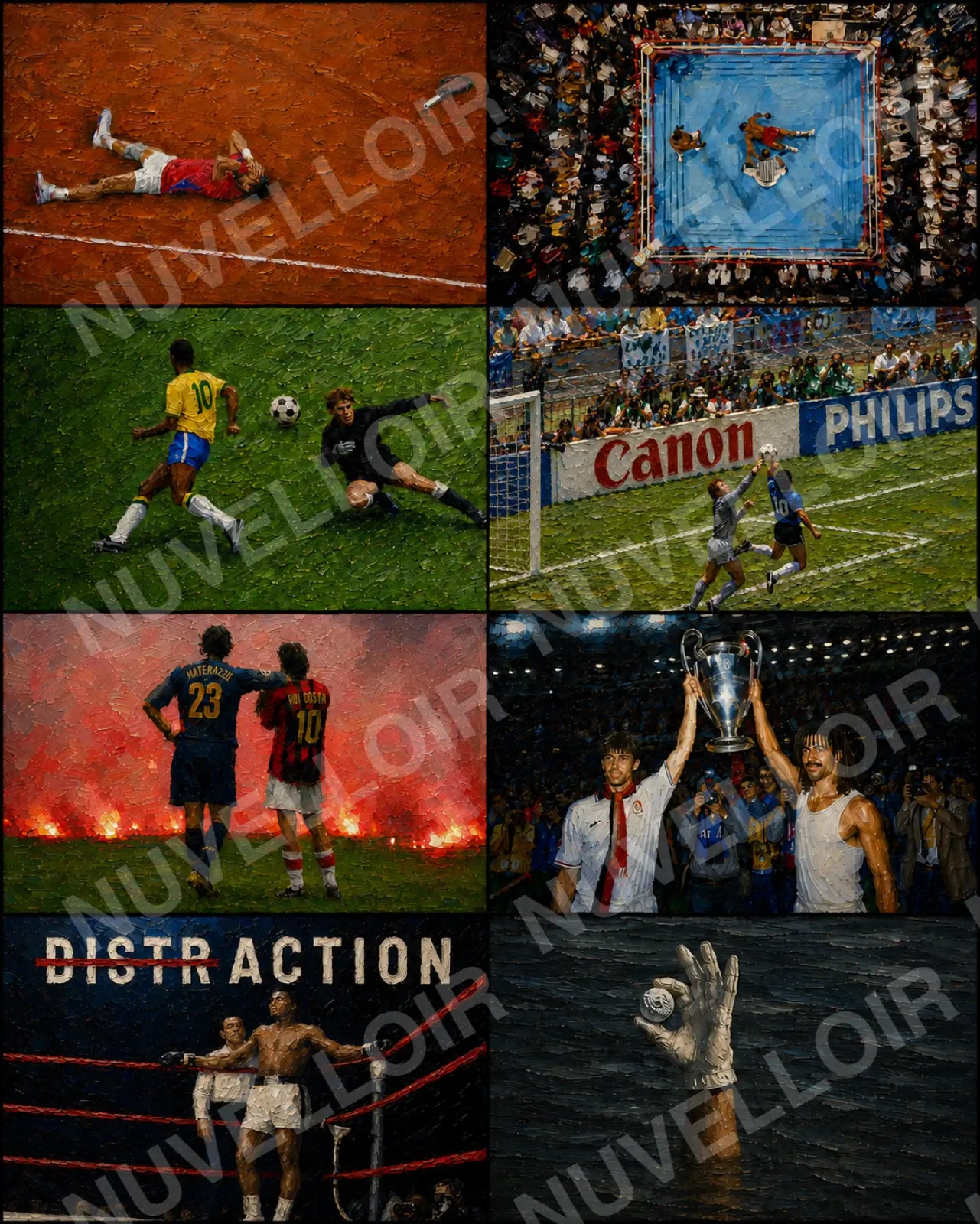 Legends of Sport 8-piece wallpaper collection preview