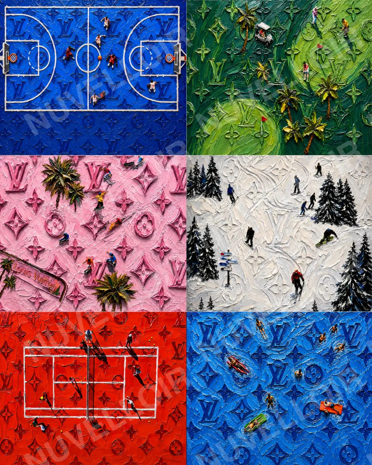 Louis Vuitton 6-piece wallpaper collection preview for phone and desktop