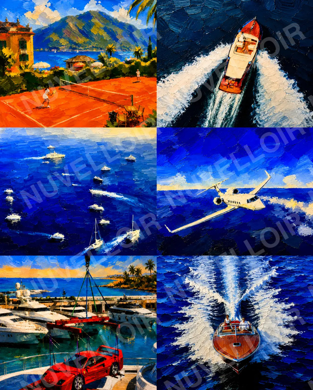The Blue Society, 6-Piece Wallpaper Collection - Bundle