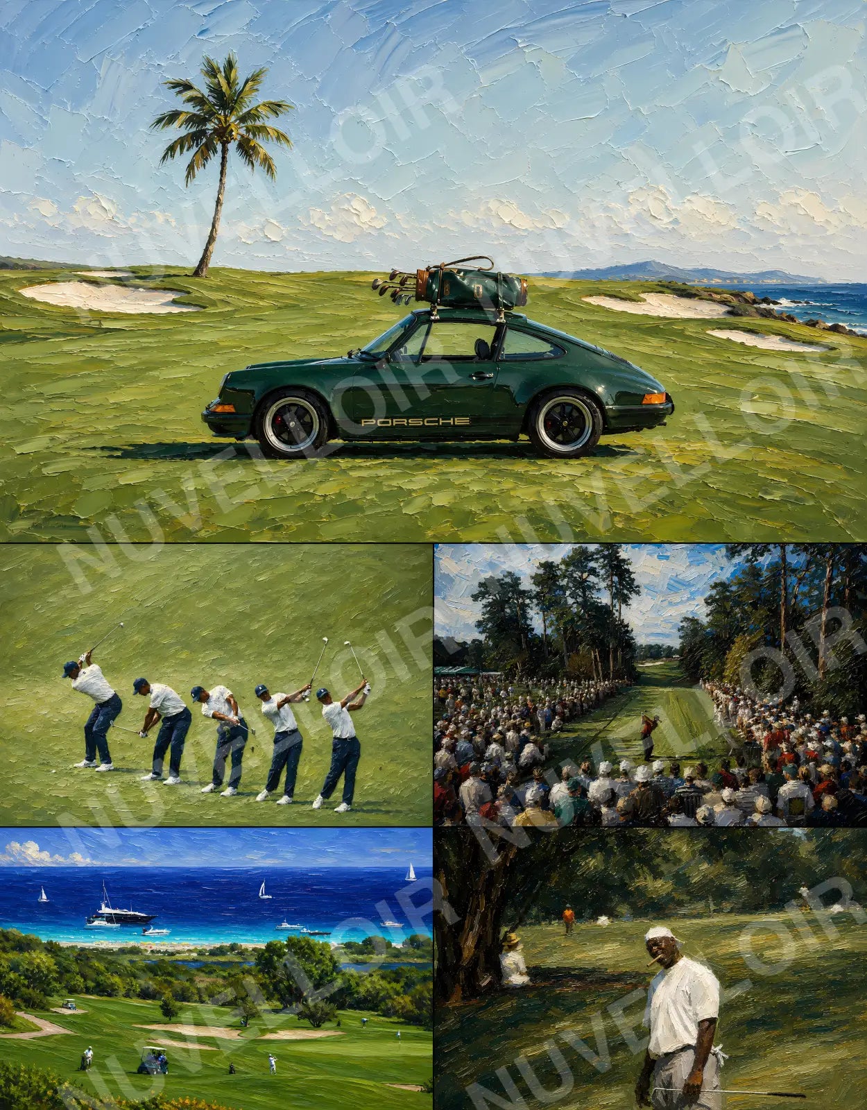 The Golf Club 5-piece wallpaper collection preview