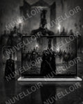 The Odyssey wallpaper displayed on phone and desktop