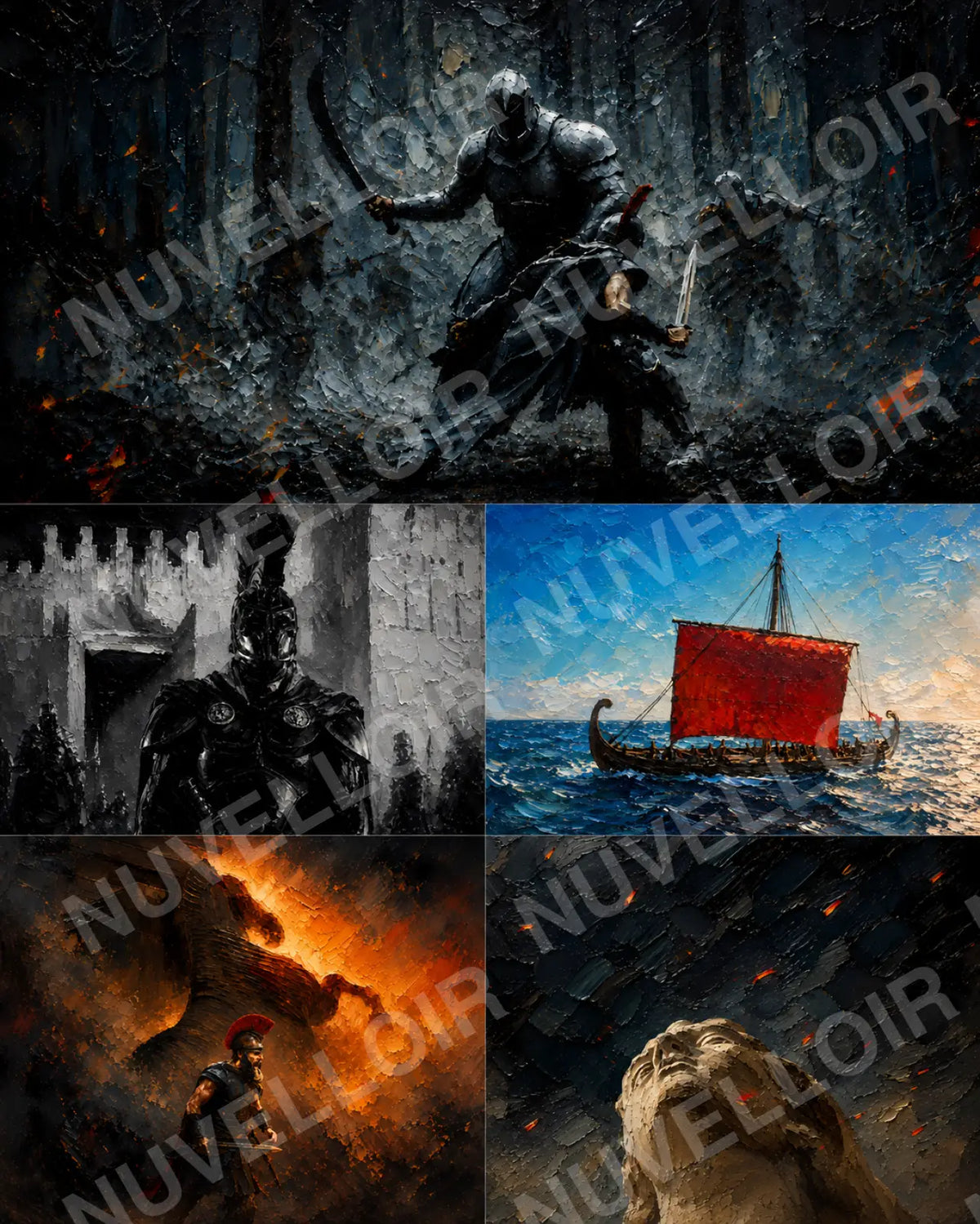 The Odyssey 6-piece wallpaper collection preview