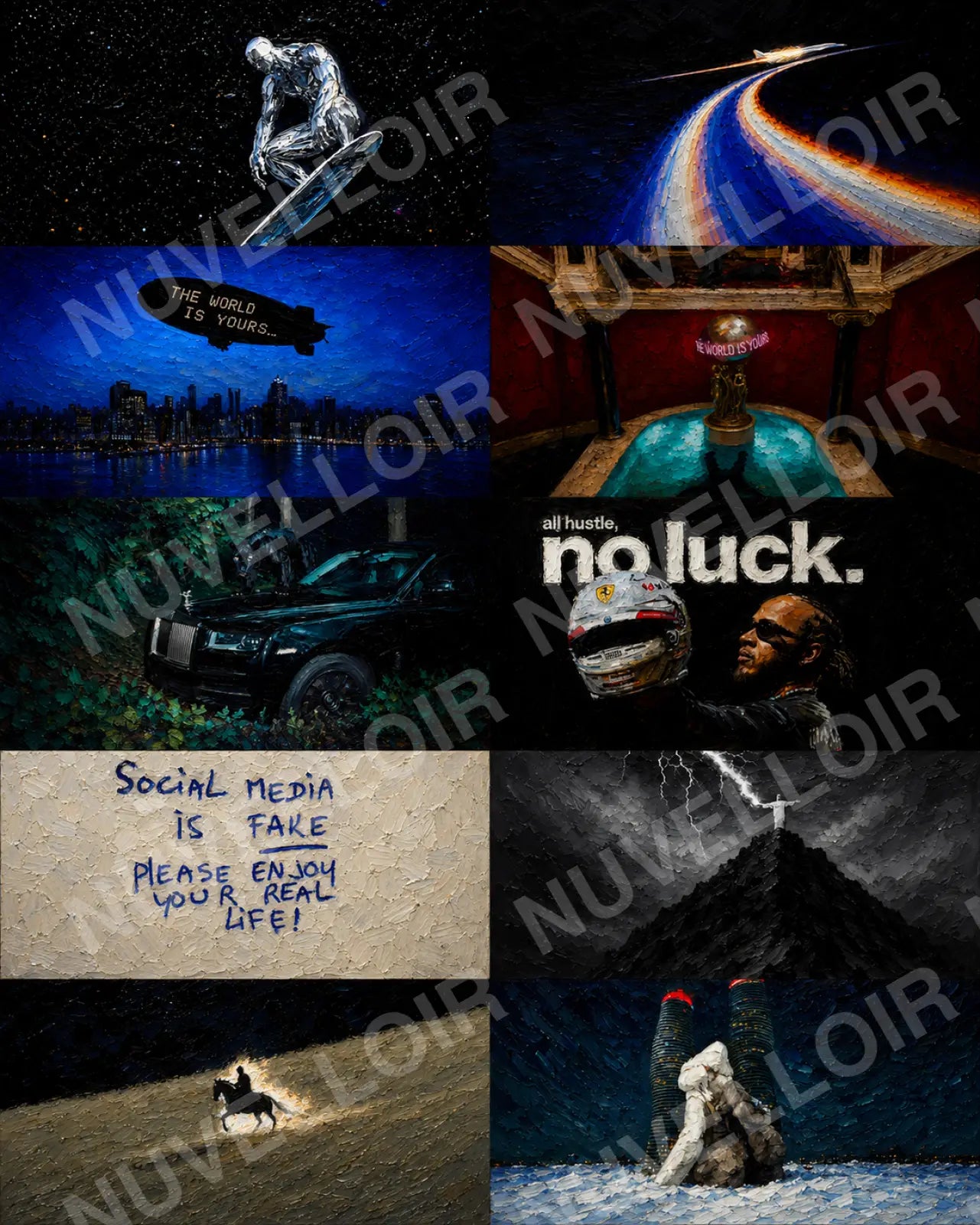 The World Is Yours 10-piece wallpaper collection preview